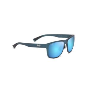 Puakea+Polarized+Sunglasses+Teal-Blue+Frame+Blue+Hawaii+Lens