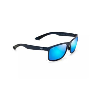 Huelo+Polarized+Sunglasses+Matte+Blue+Frame+Blue+Hawaii+Lens