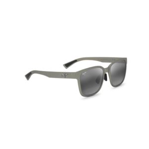 Pualele+Asian+Fit+Polarized+Sunglasses+Gray+Green+Frame+Neutral+Gray+Lens