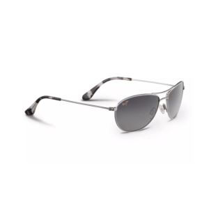 Baby+Beach+Polarized+Sunglasses+Silver+Frame+Neutral+Gray+Lens