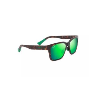 Punikai+Polarized+Sunglasses+Dark+Havana+Frame+MAUIGreen+Lens