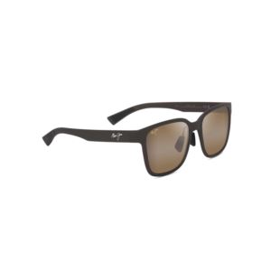 Paulele+Asian+Fit+Polarized+Sunglasses+Matte+Brown+Frame+HCL+Bronze+Lens