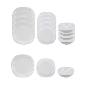 Emeril+Lagasse+Sqaure+12Pc+Opal+Dinnerware+Set