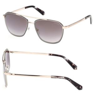 Guess+Mens+Metal+Sunglasses+-+Gold%2FSmoke+Mirror