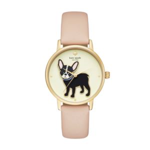 Ladies+Metro+Grand+Vachetta+Lther+Watch+French+Bulldog+Dial