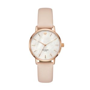 Ladies+Metro+Tan+Leather+Strap+Watch+Mother-of-Pearl+Dial