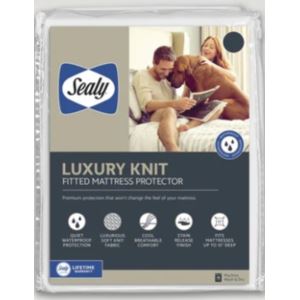 Sealy+Fitted+Luxury+Knit+Mattress+Cover+-+Queen