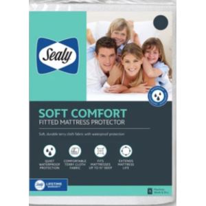 Sealy+Fitted+Soft+Comfort+Mattress+Protector+-+King