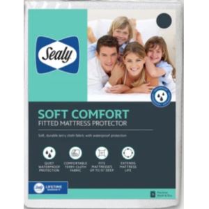 Sealy+Fitted+Soft+Comfort+Mattress+Protector+-+Queen