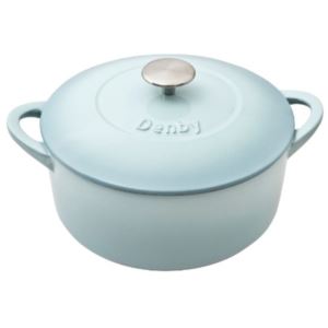 Denby+Pavilion+Cast+Iron+5.2L+Round+Casserole