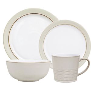 Denby+Natural+Canvas+4+Pc+Dinnerware+Place+Setting