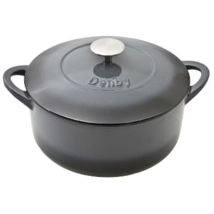 Denby+Halo+Cast+Iron+4L+Round+Casserole