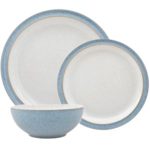 Denby+Elements+Blue+12+Pc+Dinnerware+Set