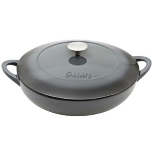 Denby+Halo+Cast+Iron+3.8L+Shallow+Casserole