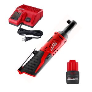 M12+Cordless+3%2F8%22+Ratchet+w%2F+M12+Battery+%26+Charger