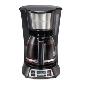 12+Cup+Programmable+Coffeemaker+Black%2FSilver