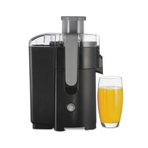 HealthSmart+Compact+Juice+Extractor+w%2F+Large+Chute+Black+and+Gray