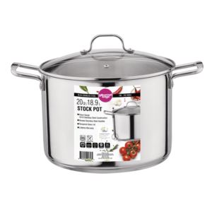 20qt+18%2F10+Stainless+Steel+Stock+Pot+w%2F+Lid