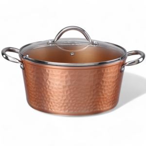 5qt+Copper+Hammered+Dutch+Oven+w%2F+Lid