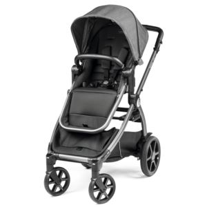 YPSI+Single+to+Double+Stroller+w%2F+Reversible+Seat+Mercury