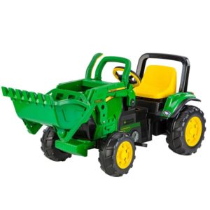 John+Deere+Front+Loader+Pedal+Powered+Ride-On+Green