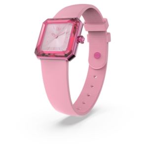 Swarovski+Silicone+Strap+Ladies+Watch+-+Pink