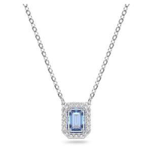 Swarovski+Octagon+Cut+Zirconia+Millenia+Necklace+-+Blue+%2A%2ANEW%2A%2A