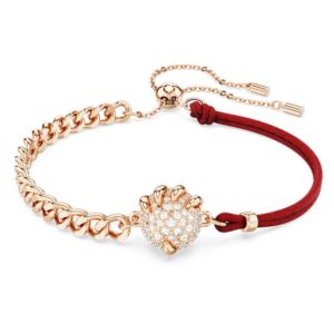 Swarovski+Dragon+%26+Phoenix+Bracelet%2C+Dragon%27s+Claw%2C+Red%2C+Rose+Gold-Tone+Plated