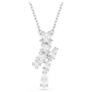 Swarovski+Matrix+Pendant%2C+Mixed+Cuts%2C+White%2C+Rhodium+Plated