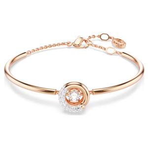 Swarovski+Dextera+Bangle%2C+Round+Cut%2C+White%2C+Rose+Gold-Tone+Plated