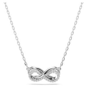 Swarovski+Hyperbola+Pendant+Pav%2C+Infinity%2C+White%2C+Rhodium+Plated