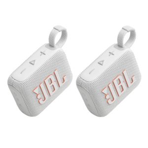 Go+4+Ultra-Portable+Bluetooth+Speaker+-+Set+of+2+White