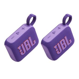 Go+4+Ultra-Portable+Bluetooth+Speaker+-+Set+of+2+Purple