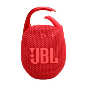 Clip+5+Ultra-Portable+Waterproof+Speaker+w%2F+Carabiner+Red