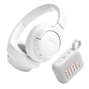 Tune+720BT+Wireless+Over+Ear+Headphones+w%2F+Go+4+Bluetooth+Speaker+White