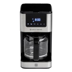 12+Cup+Touchscreen+Hot+%26+Iced+Coffeemaker+Stainless+Steel