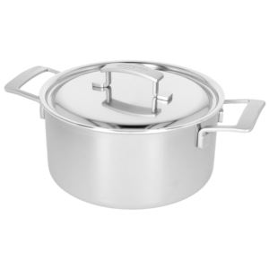 Industry+5-Ply+5.5qt+Stainless+Steel+Dutch+Oven+w%2F+Lid