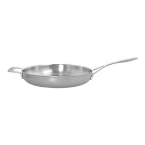 Industry+5-Ply+12.5%22+Stainless+Steel+Fry+Pan+w%2F+Helper+Handle