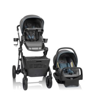 Pivot+Troop+Child+%26+Pet+Travel+System+w%2F+LiteMax+Car+Seat+Moonstone+Gray