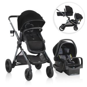 Pivot+Xpand+Modular+Travel+System+w%2F+LiteMax+Infant+Car+Seat+Ayrshire+Black