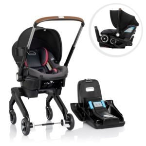 Shyft+DualRide+Car+Seat+%26+Stroller+Combo+w%2FCarryAll+Storage+Bag+Sylva+Pink