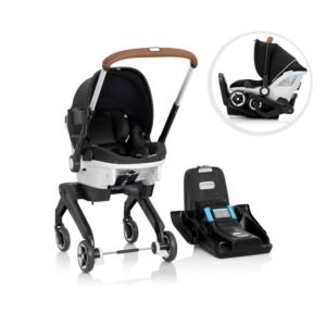 GOLD+Shyft+DualRide+Car+Seat+%26+Stroller+Combo+w%2FCarryAll+Storage+Bag+%2B+Extended+Canopy+Onyx