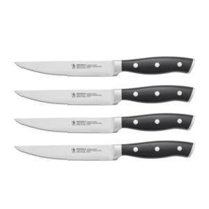 Forged+Accent+4pc+Steak+Knife+Set+Black