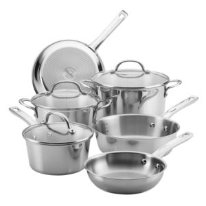 9pc+Home+Collection+Stainless+Steel+Cookware+Set