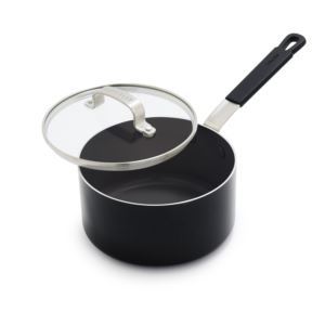 Ceramic+Nonstick+Aluminum+2.53qt+Saucepan+Black