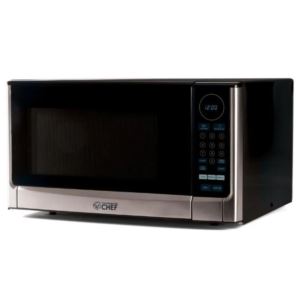 Commercial+Chef+1.4+Cu.+Ft.+Counter+Top+Microwave+-+Stainless+Steel%2FBlack