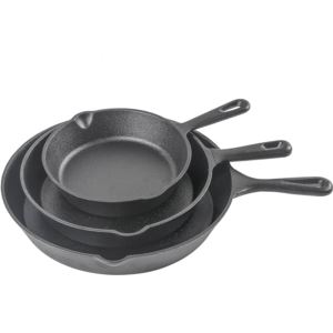 Commercial+Chef+Cast+Iron+3pc+Skillet+Set+%2A%2ANEW%2A%2A