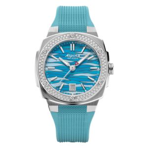 Ladies%27+Alpiner+Extreme+Quartz+Diamond+Ice+Blue+Strap+Watch+Ice+Blue+Air+Dial