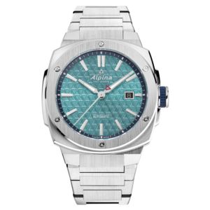 Men%27s+Alpiner+Extreme+Automatic+Stainless+Steel+Watch+Teal+Dial