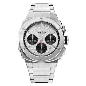 Alpiner+Extreme+Chronograph+Automatic+Stainless+Steel+Watch+Silver+Dial